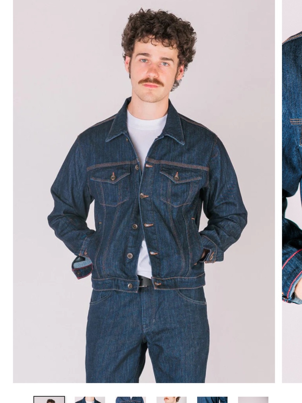 Men's light Denim Jacket - Classic Trucker Style